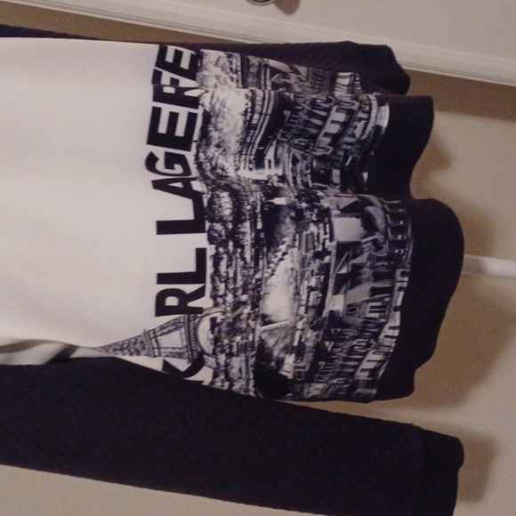 🌹Karl Lagerfeld Black and White Sweatshirt - Picture 6 of 11